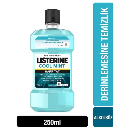 Cool Mint Hafif Tat Ağız Bakım Ürünü 250 ml - Listerine