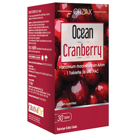 Cranberry Turna Yemişi Ekstresi 30 Tablet Takviye Edici Gıda - 1