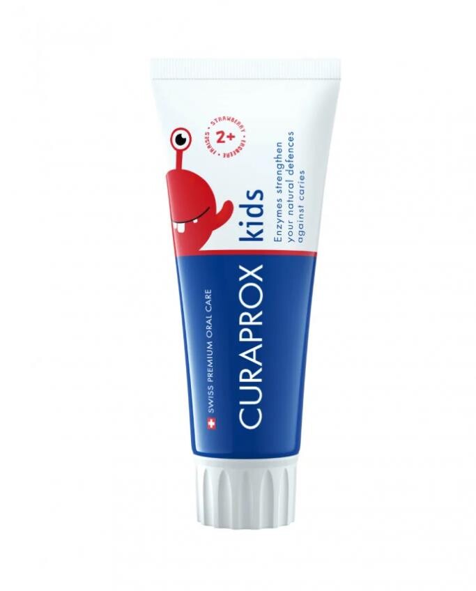 Curaprox Enzycal Kids Çilek 950 Diş Macunu 60ml - 1