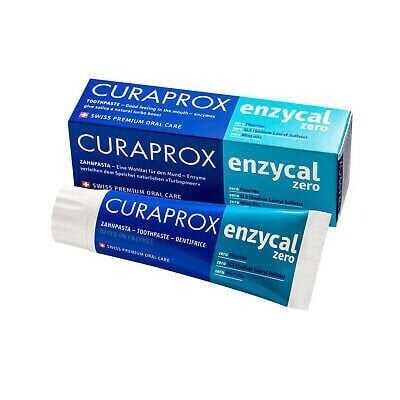 Curaprox Enzycal Zero Diş Macunu 75ml (Florürsüz, RDA:60, Tüm Yaşlar) 