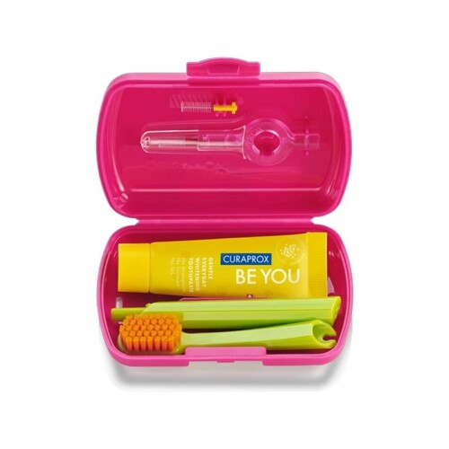 Curaprox Seyehat Seti Fuşya - Curaprox
