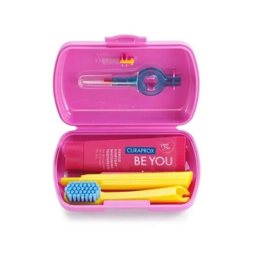 Curaprox Seyehat Seti Pembe - Curaprox