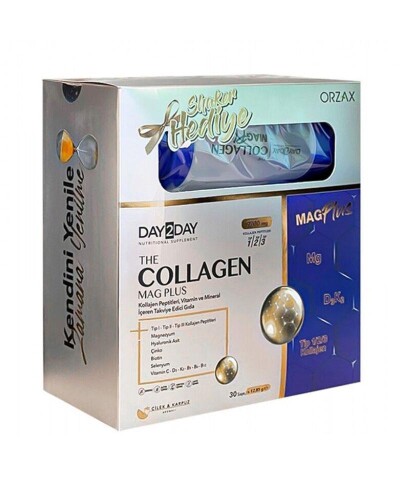 Day2Day The Collagen Mag Plus 30 Saşe Shaker Hediye - Orzax