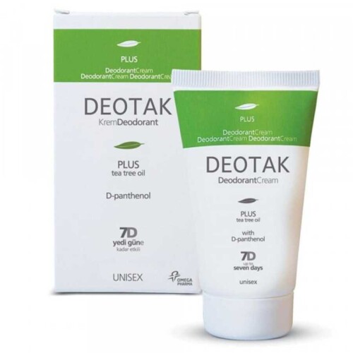Deotak Plus Tea Tree Oil Krem Deodorant 35ml - Deotak