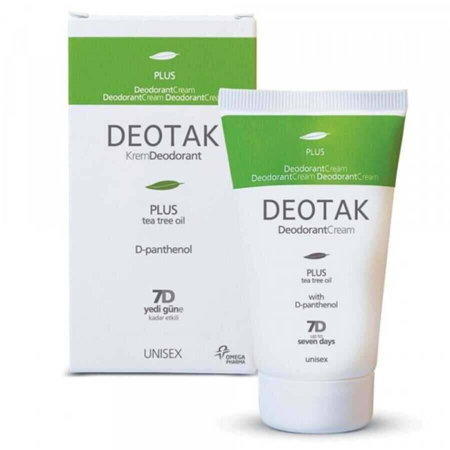 Deotak Plus Tea Tree Oil Krem Deodorant 35ml - 1
