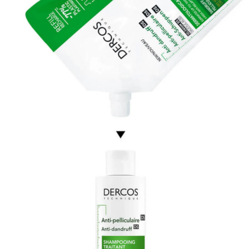 Dercos Kepek Karşıtı Kuru Saçlara Özel Yeniden Doldurulan Şampuan 500ml - 3