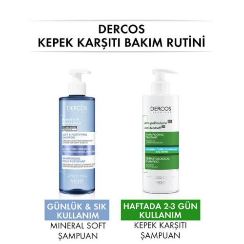 Dercos Mineral Soft Şampuan 400 ml - 3