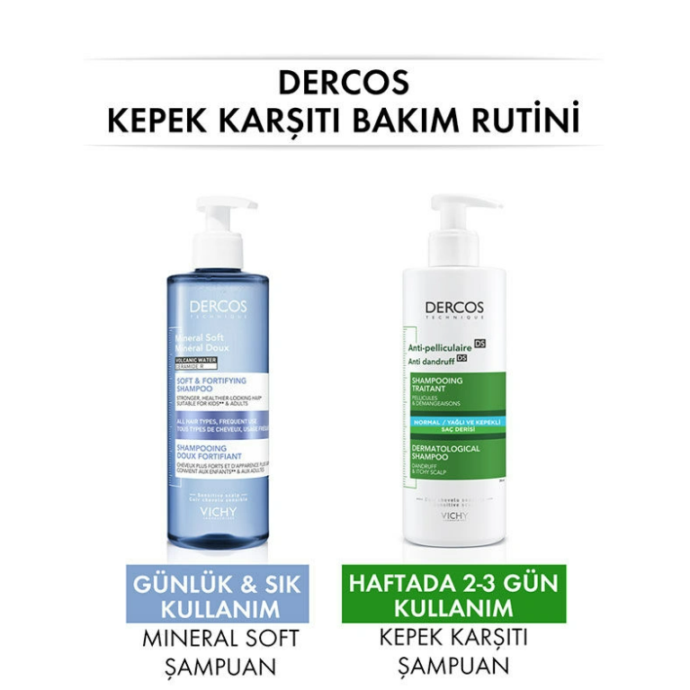 Dercos Mineral Soft Şampuan 400 ml - 3