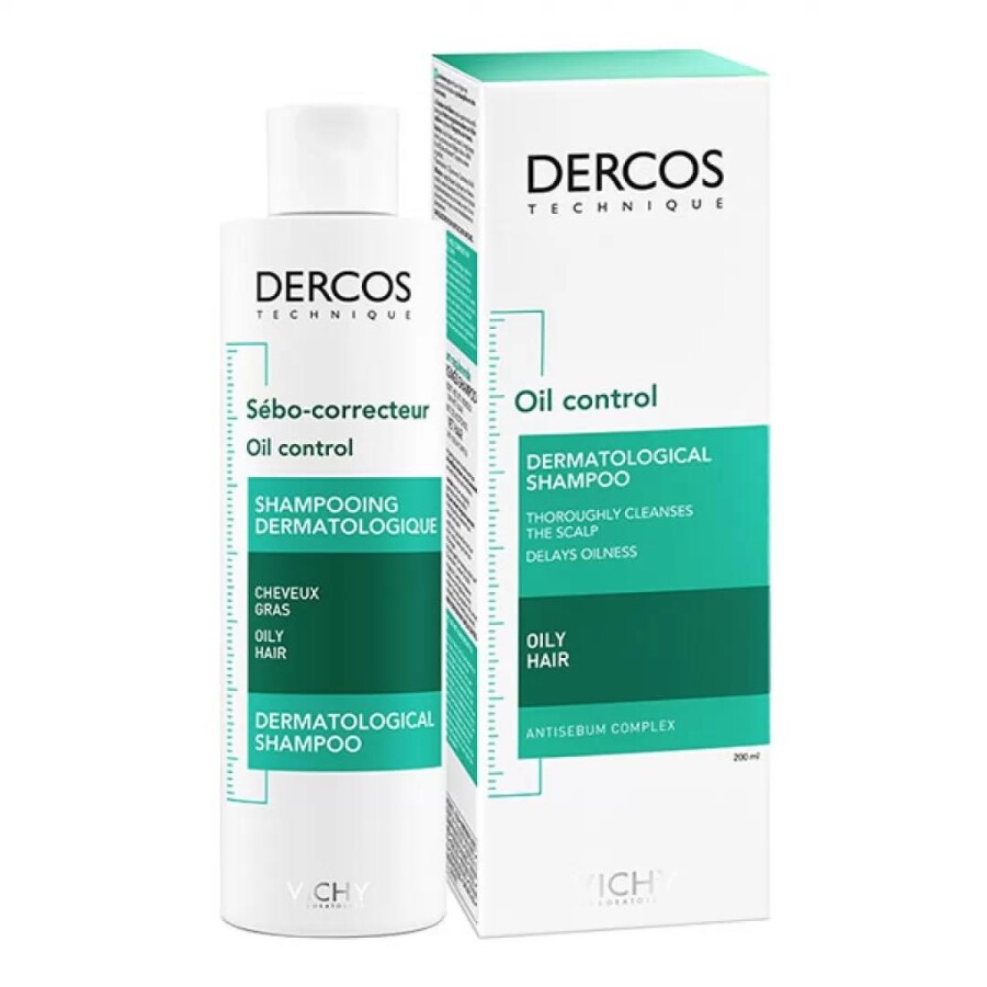 Dercos Oil Control Yağlanma Karşıtı Bakım Şampuanı 200ml - 1