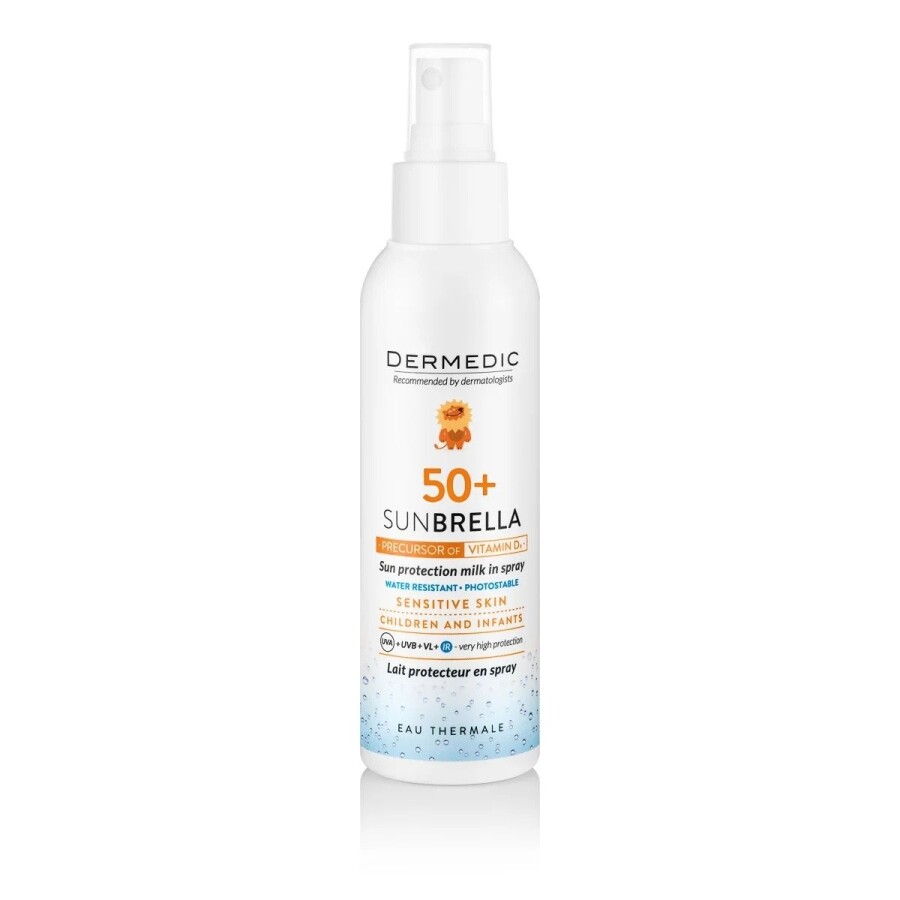 Dermedic Senbrella Çocuklar Ve Bebekler İçin Güneş Koruyucu Sprey Süt +50 Spf 50 Ml - 1