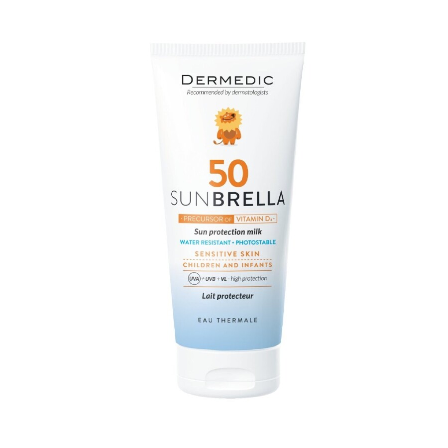 Dermedic Sunbrella Çocuklar Ve Bebekler İçin Güneş Koruma Sütü +50 Spf 100 Ml - 1