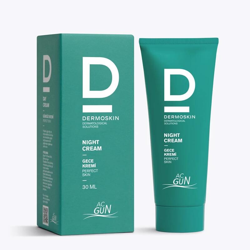 Dermoskin Acnegun Onarıcı Gece Kremi 30 Ml - 1