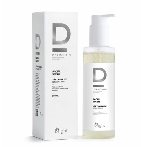 Dermoskin Be Bright Lekeli Ciltler için Yüz Yıkama Jeli 200 ml - Dermoskin
