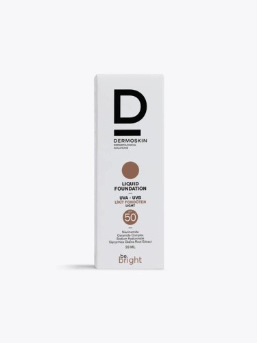 Dermoskin Be Bright SPF50+ Likit Fondöten 33ml - Light - Dermoskin