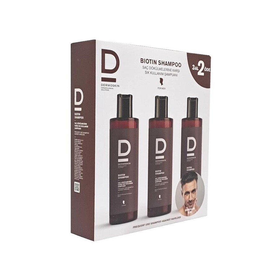Dermoskin Biotin Shampoo For Men 200ml 3 Al 2 Öde - 1