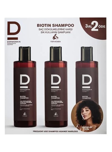 Dermoskin Biotin Shampoo For Women 200ml 3 Al 2 Öde - Dermoskin