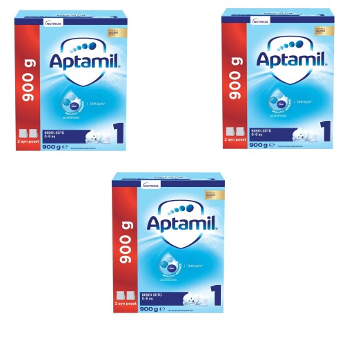Devam Sütü 1 Numara 0-6 Ay 3'lü Paket 900 GR - Aptamil