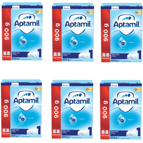 Devam Sütü 1 Numara 0-6 Ay 6'lı Paket 900 GR - Aptamil