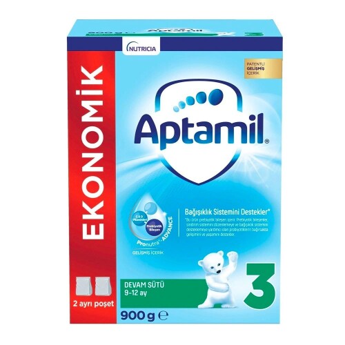 Devam Sütü 3 Numara 9-12 Ay 900 GR - Aptamil