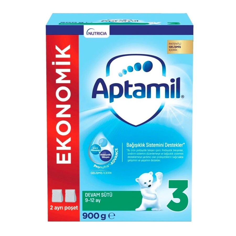 Devam Sütü 3 Numara 9-12 Ay 900 GR - 1