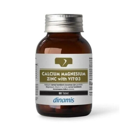 Dinamis Calcium Magnesium Zinc D3 60 Tablet - Dinamis