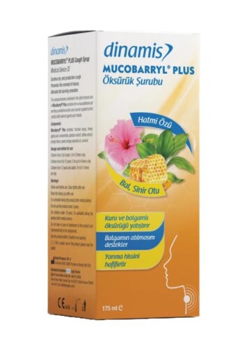 Dinamis Mucobarry Plus Öksürük Şurubu 175 Ml Şişe - 1