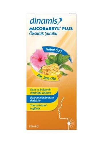 Dinamis Mucobarry Plus Öksürük Şurubu 175 Ml Şişe - 2