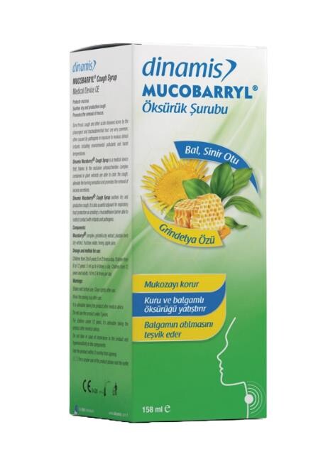 Dinamis Mucobarryl Grindelya Özlü Şurubu 150 Ml - 1