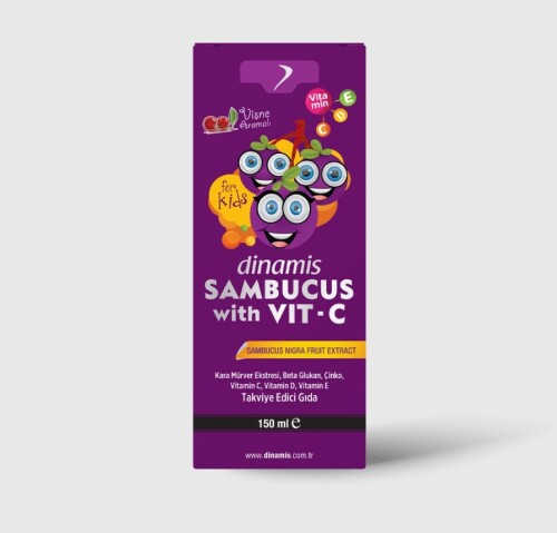 Dinamis Sambucus With Vit-C 150 ml Şurup - Dinamis
