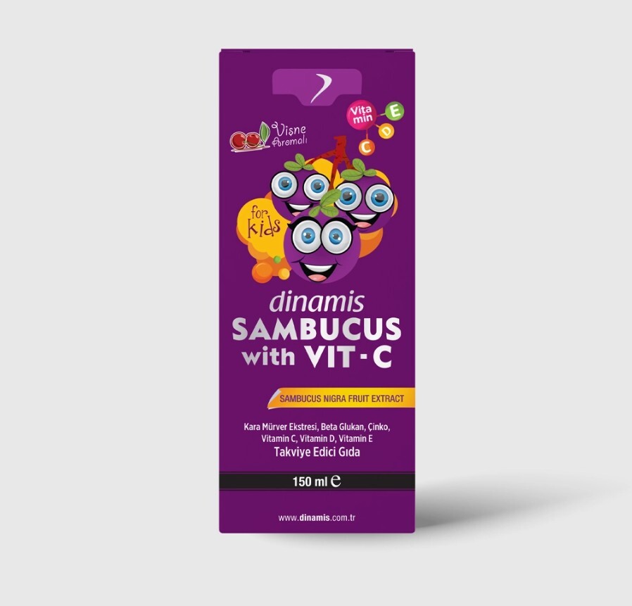 Dinamis Sambucus With Vit-C 150 ml Şurup - 1