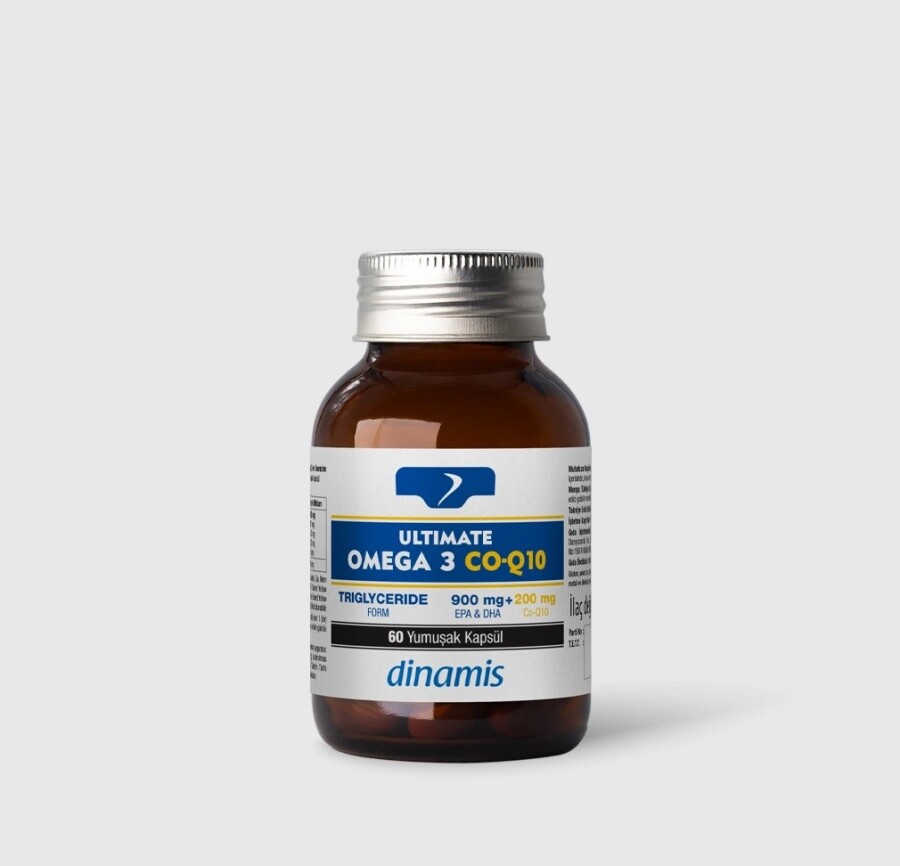 Dinamis Ultimate Omega 3 Co-Q10 60 Kapsül - 1