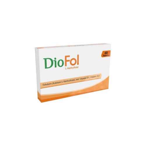 DioFol L-Methylfolat - Vitamin D3 İçeren Takviye Edici Gıda 60 Tablet - Neupharma
