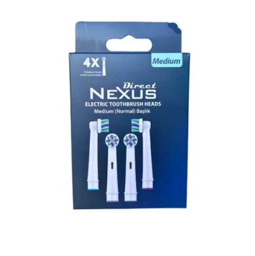 Direct Nexus Elektrikli Diş Fırçası Yedek Başlık 4'lü - Direct