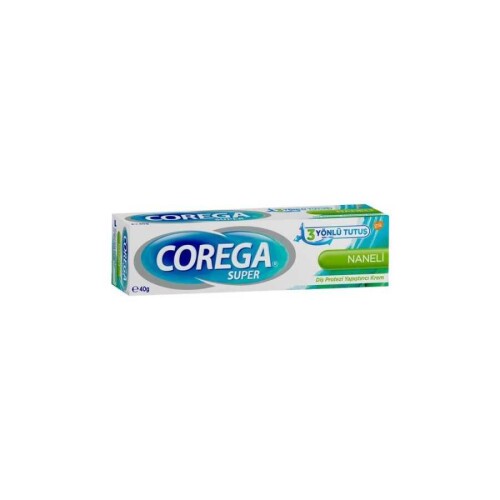 Diş Protezi Yapıştırıcı Krem Naneli 40gr - Corega