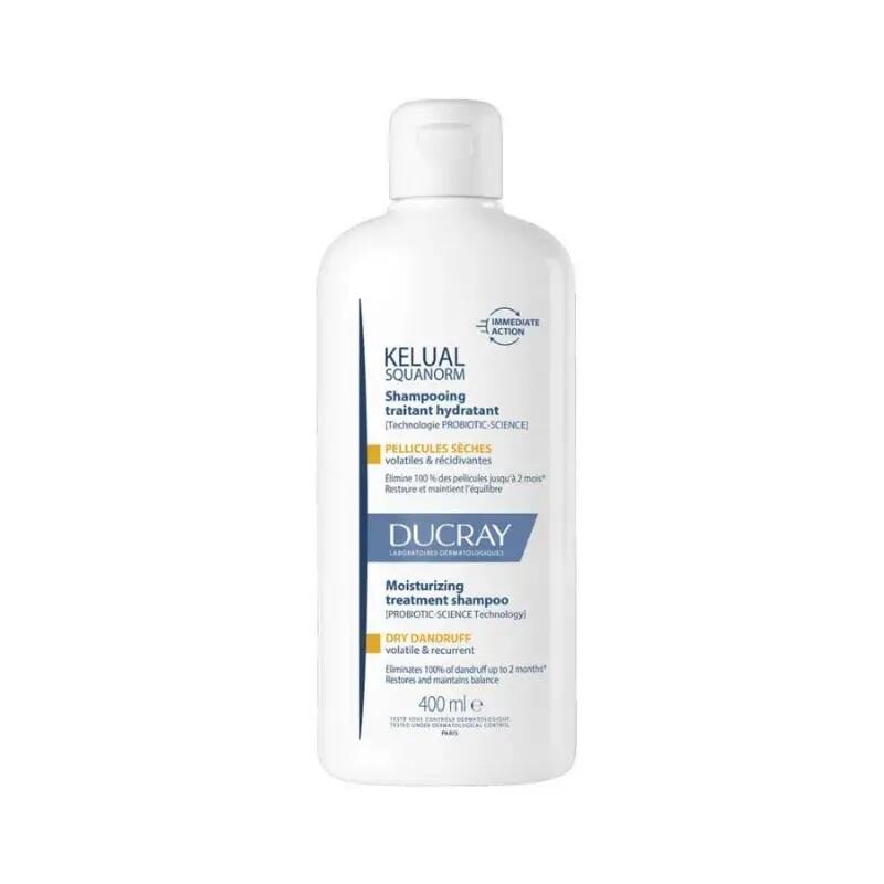 Ducray Kelual Squanorm Kuru Saçlar için Kepek Karşıtı Şampuan 400 ml - 1