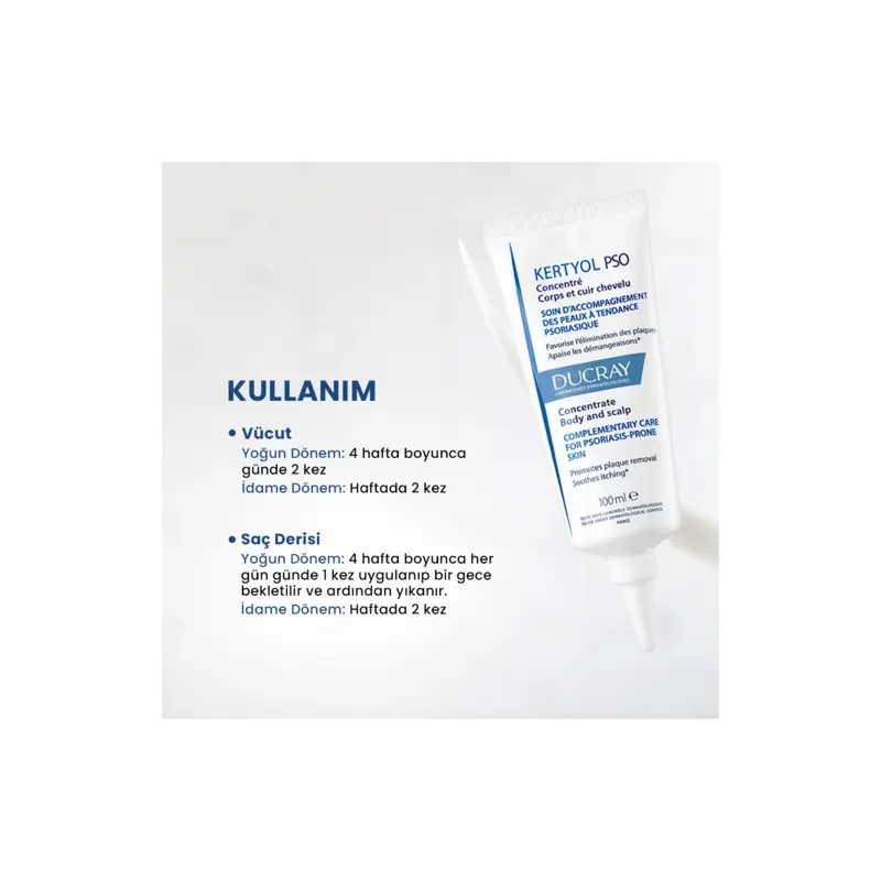 Ducray Kertyol P.S.O Yoğun Pullanma Karşıtı Konsantre Bakım Kremi 100 ML - 3