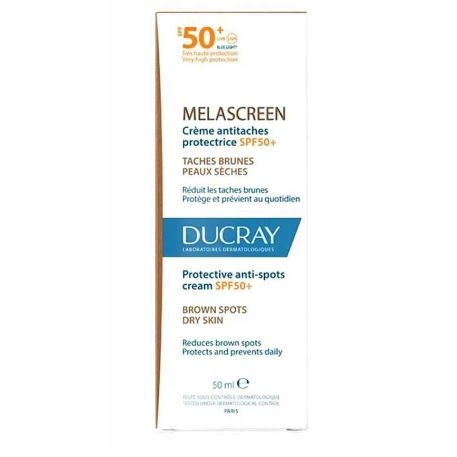Ducray Melascreen Leke Eğilimli ve Kuru Ciltler İçin Güneş Kremi SPF 50+ 50 ml - 1