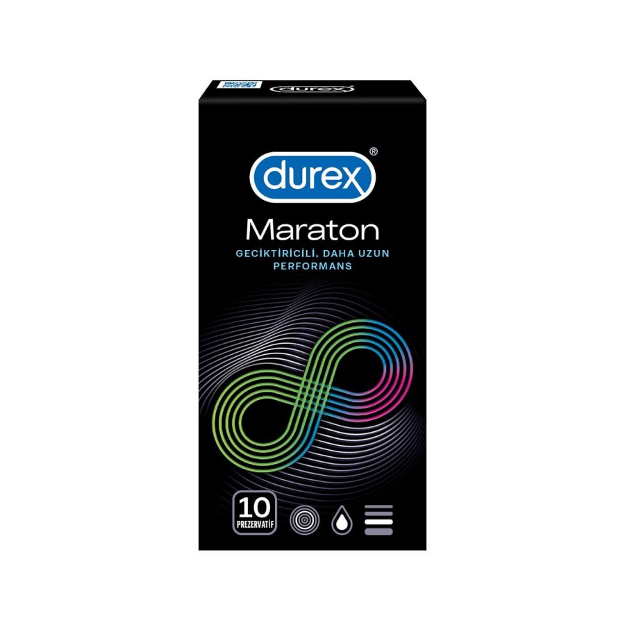 Durex Prezervatif 10'lu Maraton Geciktiricili - 1