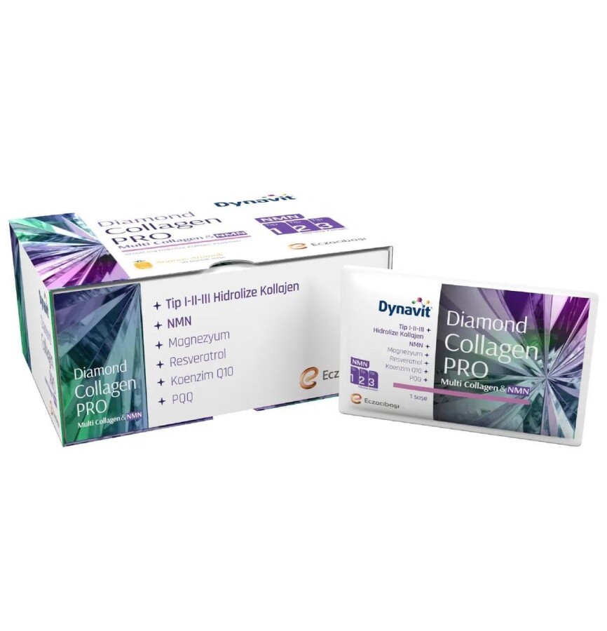Dynavit Diamond NMN Collagen Pro 30 Saşe - 1