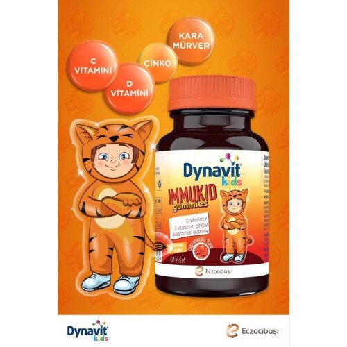 Dynavit Kids Immukid Gummies 60 Adet Çiğnenebilir Form - 2