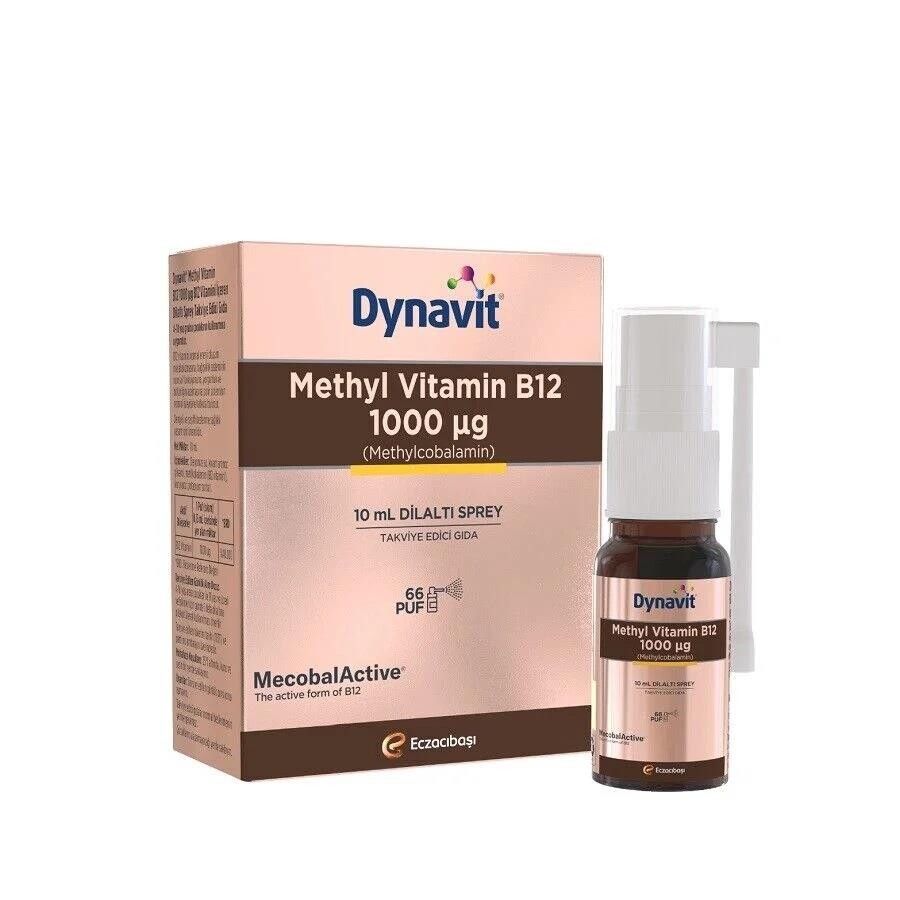 Dynavit Methyl Vitamin B12 Dil Altı Sprey 10 ML - 1