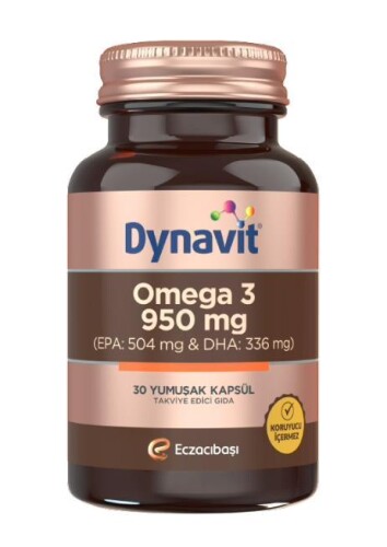 Dynavit Omega 3 Takviye Edici Gıda 950 Mg 30 Kapsül - Dynavit