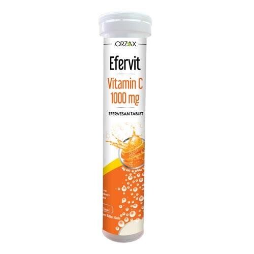Efervit Vitamin C 1000mg 20 Tablet - Orzax