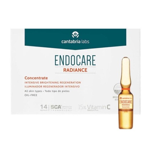Endocare Radiance Concentrate 1ml x 14 Ampul Vitamin C Pure - cantabria labs