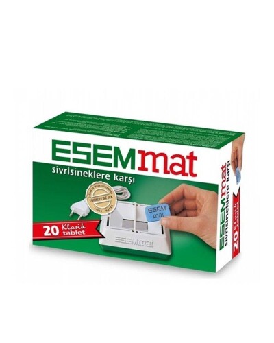 Esemmat Sivrisineklere Karşı 20li Tablet - Esemmat