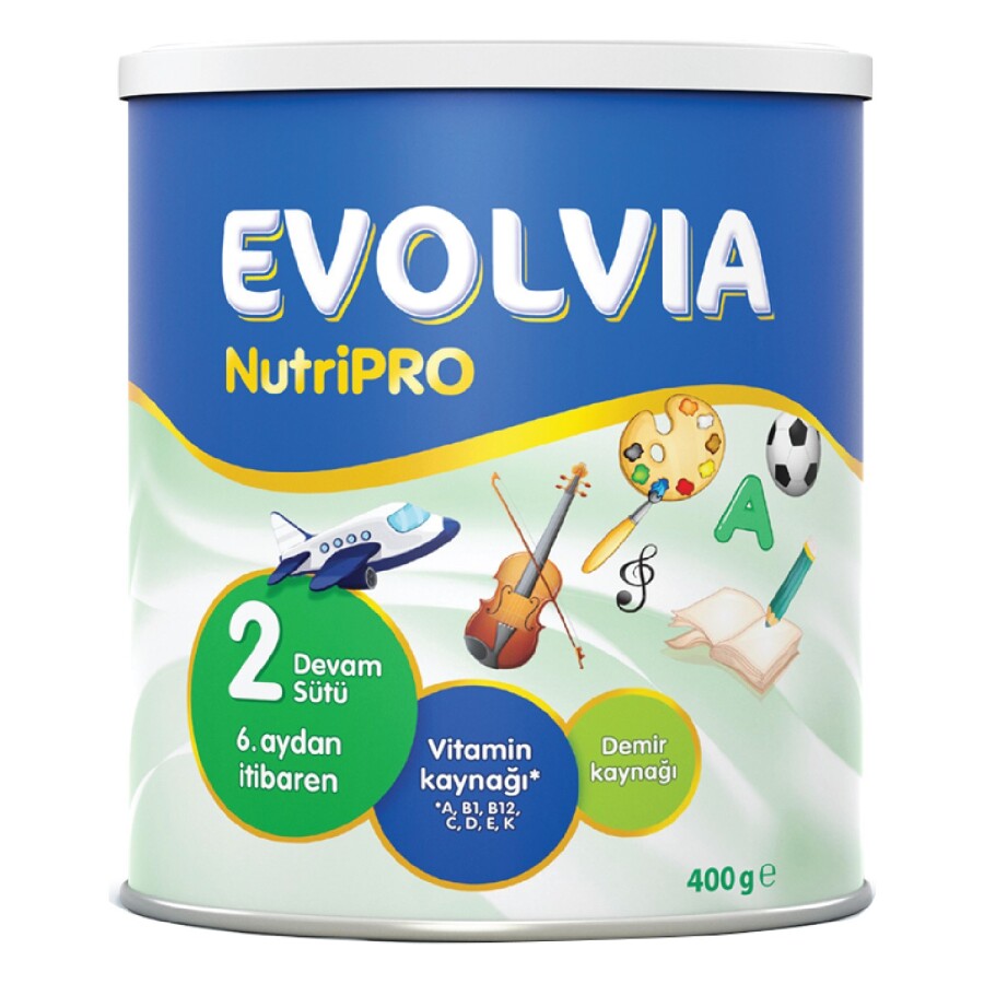 Evolvia 400 Gr 2 Numara Bebek Devam Sütü - 1