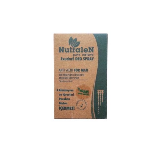 Exudare Deo Spray For Man Ter Kokusunu Önlemeye Yardımcı Deo Spray 50ml - Nutralen