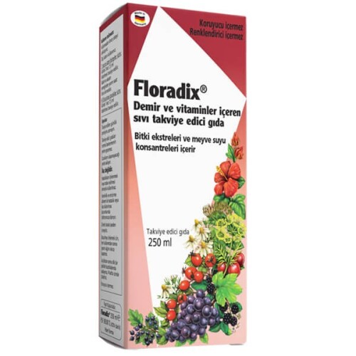 Floradix Sıvı Takviye edici Gıda 250 ml - Hiper Farma