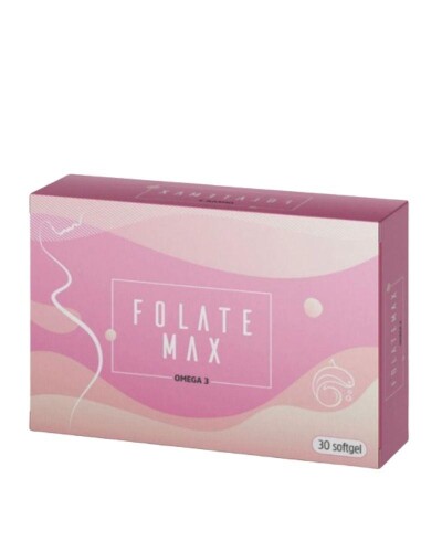 Folate Max Omega 3 Vitamin Ve Mineral İçeren Takviye Edici Gıda 30 Kapsül - Maraton İlaç