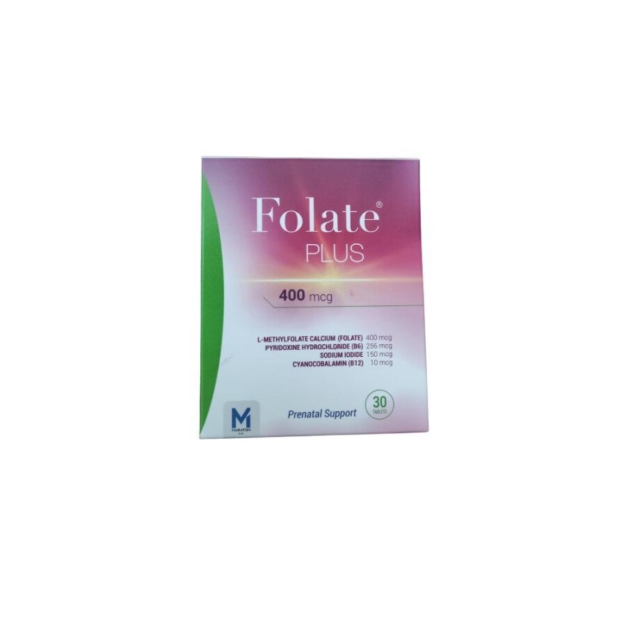 Folate Plus B Vitamini Ve Mineraller İçeren Takviye Edici Gıda 400mcg 30 Tablet - 1